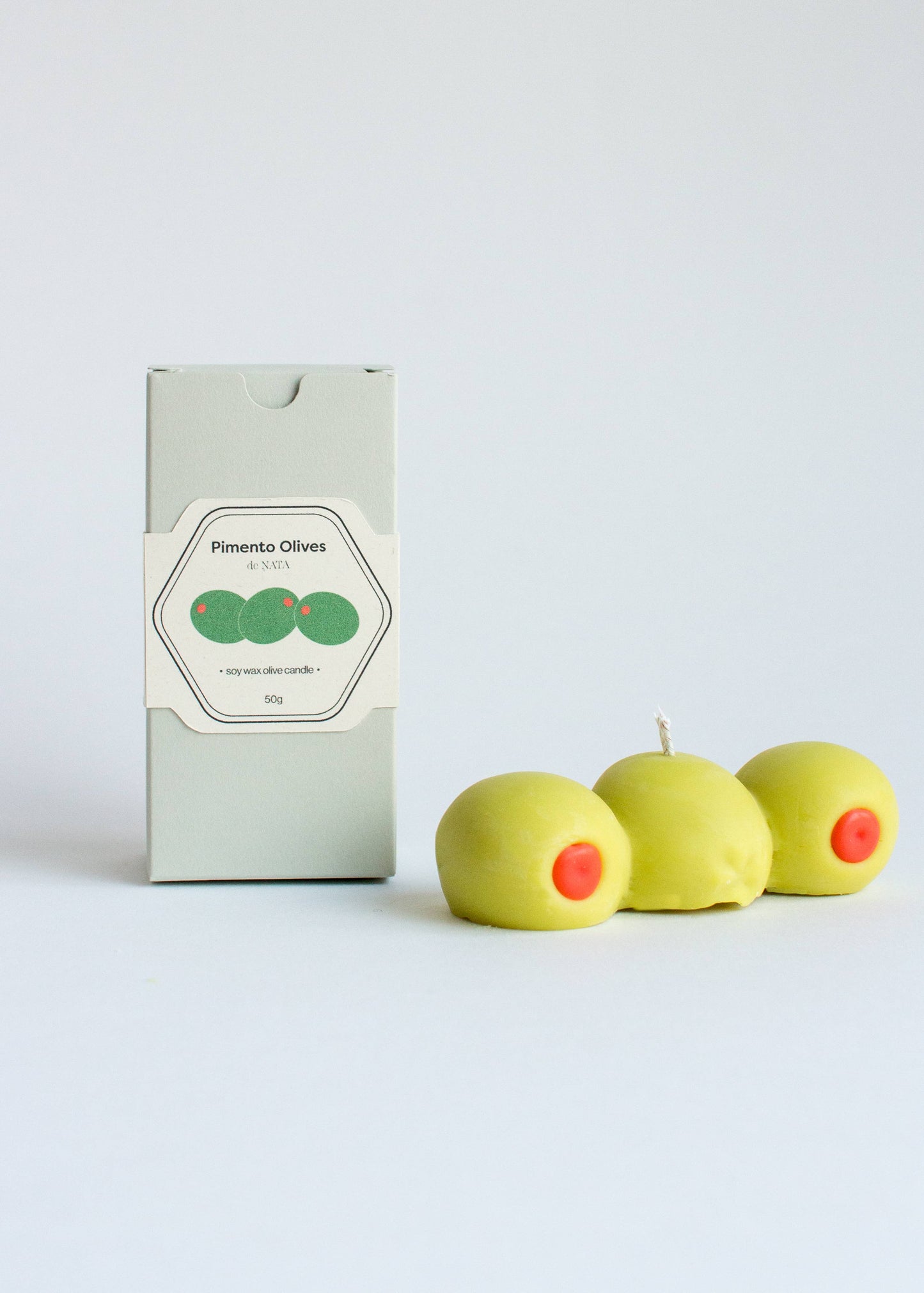 Bougie trio d'olives