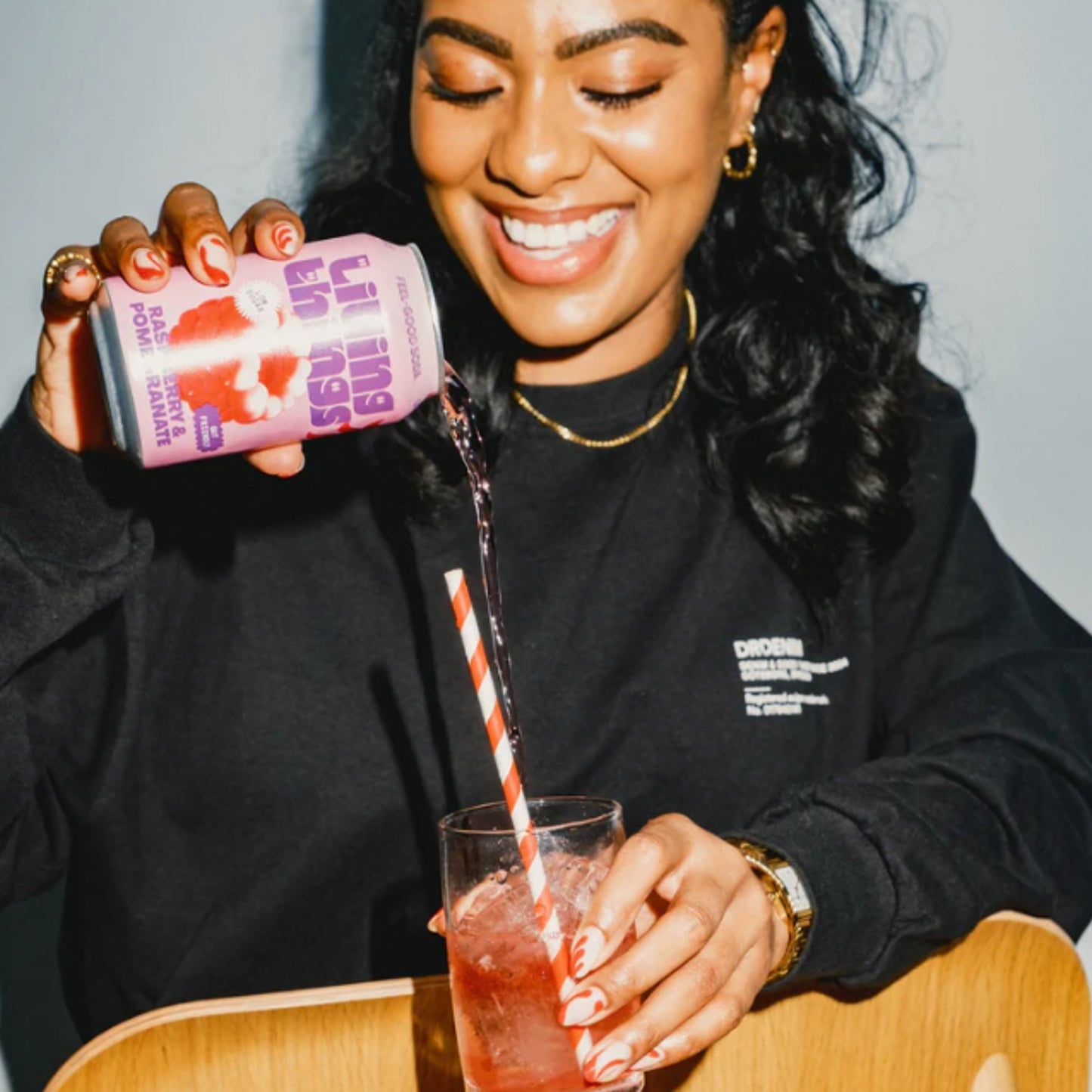 Raspberry & Pomegranate Soda