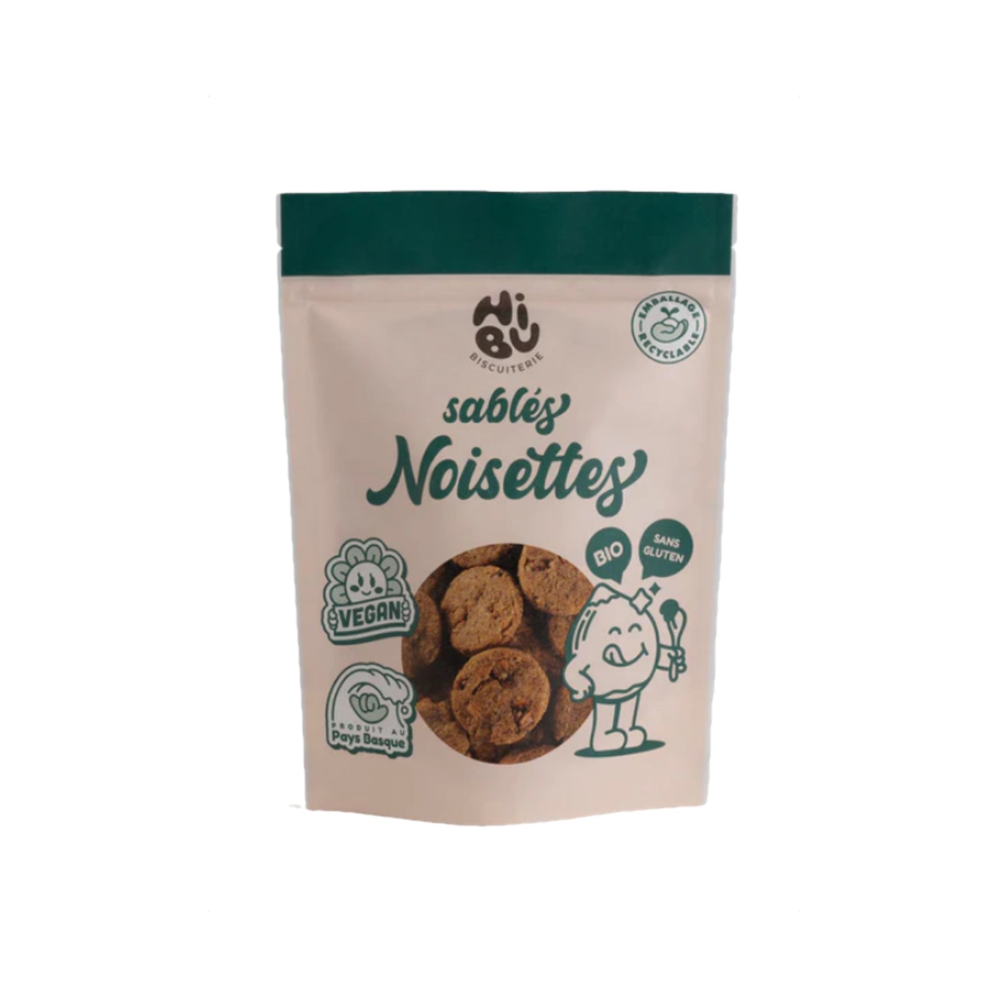 Galletas de mantequilla con avellanas