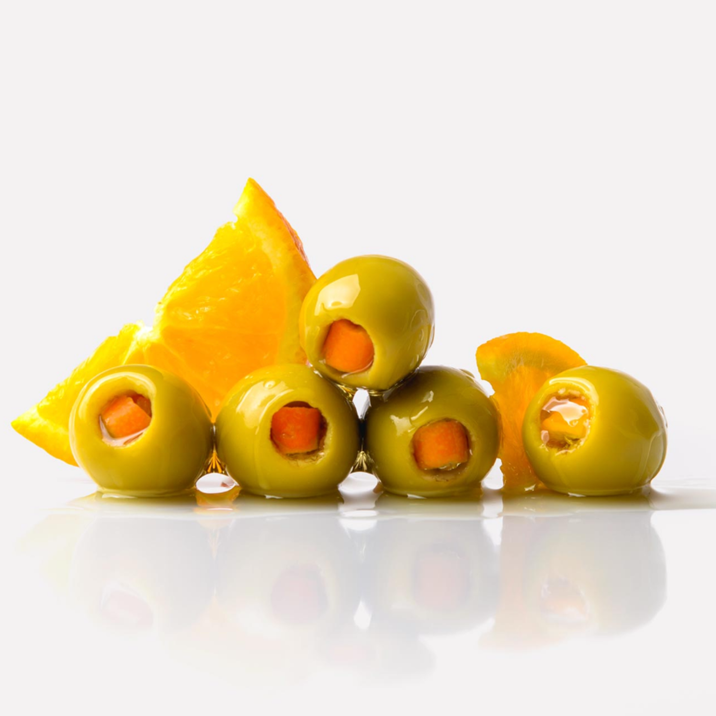 Olives Gordal farcies à l'orange