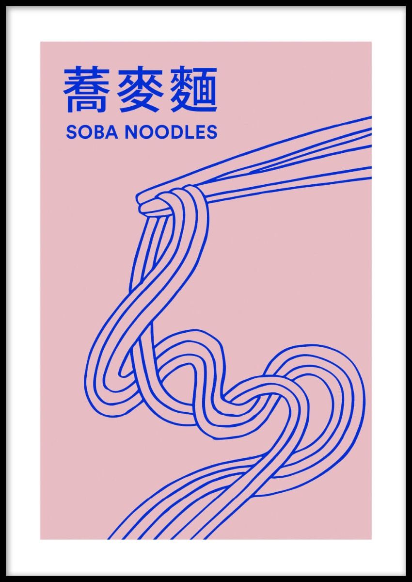 Poster Soba Noodles